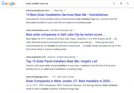 Solar Installer Near Me 1st Page SERP Linkbuilding